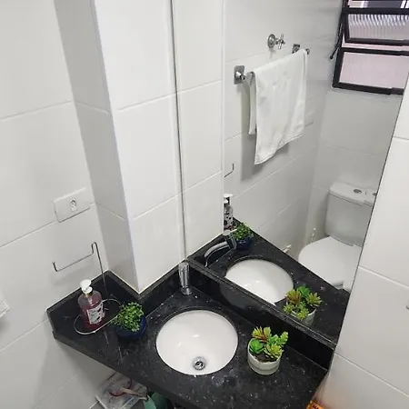 Lindo Apartamento Compacto Na Quadra Da Praia Santos  Exterior photo